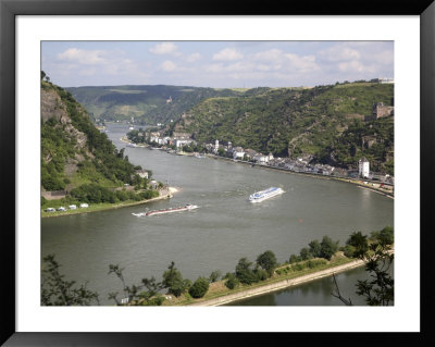 River Rhine Gorge From Loreley (Lorelei), Rhineland-Palatinate, Germany by G Richardson Pricing Limited Edition Print image