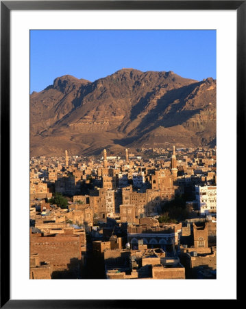 City At Sunset, San'a, Yemen by Chris Mellor Pricing Limited Edition Print image
