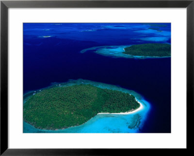 Aerial View Of Vava'u Group Of Islands, Tonga by Peter Hendrie Pricing Limited Edition Print image