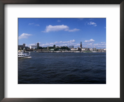 Harbour And Landungsbrucken, Hamburg, Germany by Hans Peter Merten Pricing Limited Edition Print image