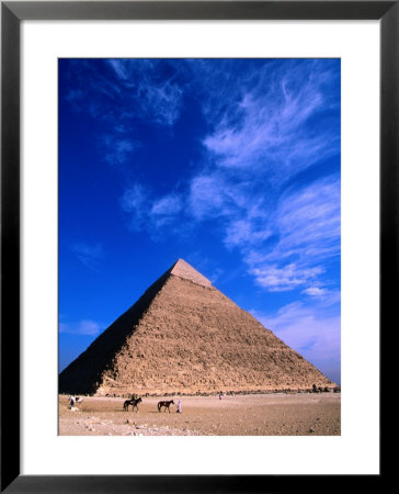 Pyramid Of Chephren (25 Bc),Giza, Egypt by John Elk Iii Pricing Limited Edition Print image