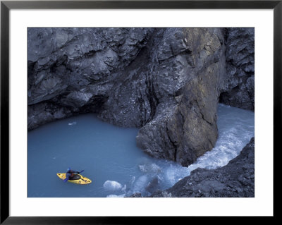 Kayaking On Russell River In Russell Fjord Wilderness, Alaska, Usa by Howie Garber Pricing Limited Edition Print image
