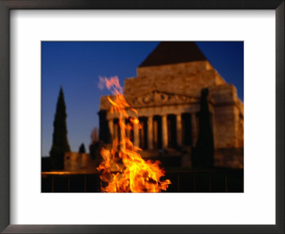 The Eternal Flame At The Shrine Of Remembrance, Melbourne, Victoria, Australia by Dallas Stribley Pricing Limited Edition Print image