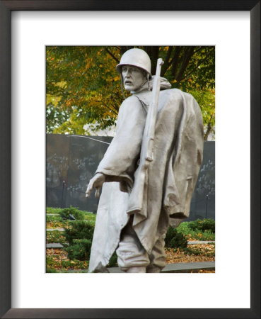 Statue At Korean War Memorial, Washington Dc, Usa by Scott T. Smith Pricing Limited Edition Print image