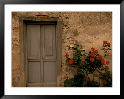 Tuscan Doorway, Castellina, Il Chianti, Tuscany, Italy by Walter Bibikow Pricing Limited Edition Print image