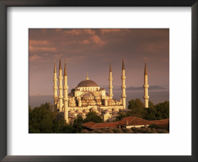 The Blue Mosque, Unesco World Heritage Site, Istanbul, Turkey by Simon Harris Pricing Limited Edition Print image