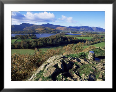Keswick From Castle Head, Borrowdale, Lake District, Cumbria, England, United Kingdom by Neale Clarke Pricing Limited Edition Print image