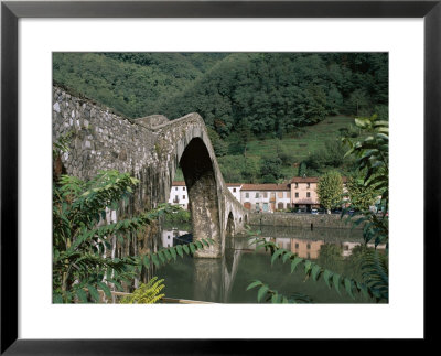 Pont Du Diable (Devil's Bridge), Borgo A Mozzano, Lucca, Tuscany, Italy by Bruno Morandi Pricing Limited Edition Print image