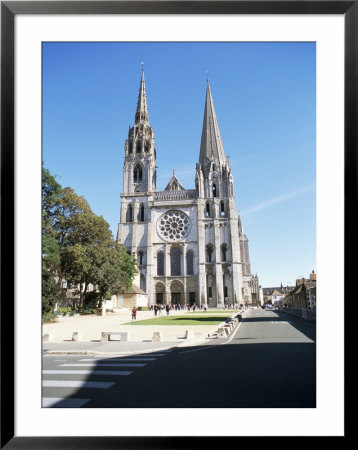 West Front, Notre Dame Cathedral, Chartres, Val De Loire, Centre, France by Richard Ashworth Pricing Limited Edition Print image