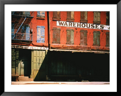 Shuttered Warehouse On The Lower East Side Lit By Late Day Sunlight by Walker Evans Pricing Limited Edition Print image