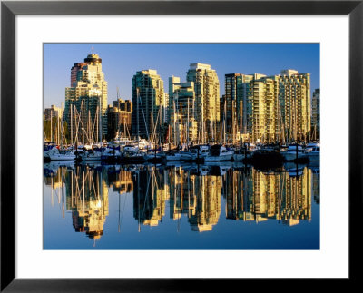 Coal Harbour Marina, Vancouver, Canada by David Tomlinson Pricing Limited Edition Print image