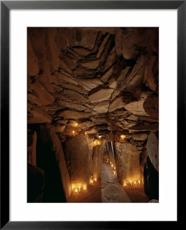 Interior, Newgrange, County Meath, Republic Of Ireland (Eire) by Adam Woolfitt Pricing Limited Edition Print image