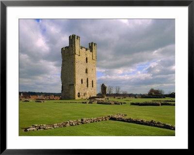 Helmsley Castle Dating From The 12Th Century, North Yorkshire, England, Uk by Michael Short Pricing Limited Edition Print image