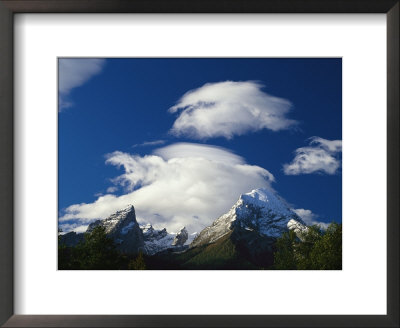 Watzmann Massif With Clouds, Berchtesgaden National Park, Germany by Norbert Rosing Pricing Limited Edition Print image