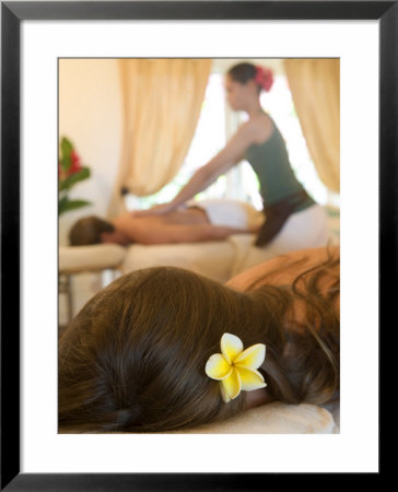 Couples' Massage At Hanoa Spa, Hotel Hana-Maui, Hawaii by Holger Leue Pricing Limited Edition Print image