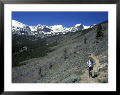 Longs Peak At Sunrise, Rocky Mountain National Park, Colorado, Usa by Jerry & Marcy Monkman Pricing Limited Edition Print image