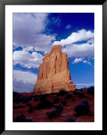 Courthouse Tower Natural Sandstone Edifice, Arches National Park, Utah, Usa by Gareth Mccormack Pricing Limited Edition Print image
