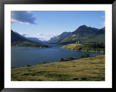 Waterton Lakes And Hotel Prince Of Wales, Rocky Mountains, Alberta, Canada by Hans Peter Merten Pricing Limited Edition Print image