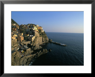 Village Of Manarola, Cinque Terre, Unesco World Heritage Site, Liguria, Italy, Mediterranean by Bruno Morandi Pricing Limited Edition Print image