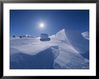 A Landscape Of Snow Patterns Shaped By Strong Winds by Paul Nicklen Pricing Limited Edition Print image