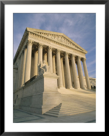 The Front Entrance Of The Supreme Court Building by Richard Nowitz Pricing Limited Edition Print image