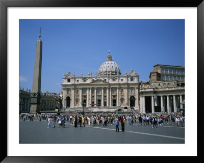 A View Of St Peter's Basilica In Vatican City by Taylor S. Kennedy Pricing Limited Edition Print image