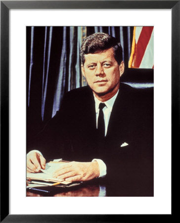 Portrait Of President John F. Kennedy, From The Tv Show, Jfk Assassination As It Happened by Alfred Eisenstaedt Pricing Limited Edition Print image