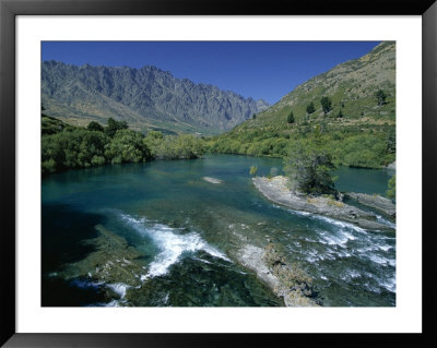 The Kawarau River, The Outflow Of Lake Wakatipu At Frankton, Near Queenstown, Otago by Robert Francis Pricing Limited Edition Print image
