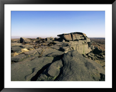 Rock Patterns, Stanage Edge, Peak District National Park, Derbyshire, England by Neale Clarke Pricing Limited Edition Print image