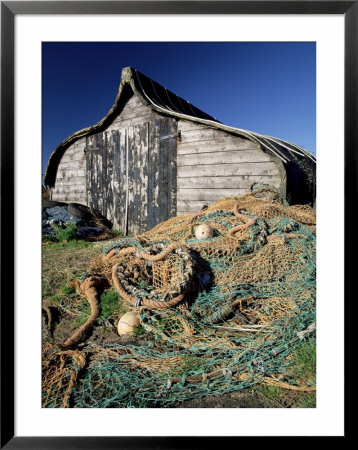 Fisherman's Hut, Lindisfarne (Holy Island), Northumberland, England, United Kingdom by Lee Frost Pricing Limited Edition Print image