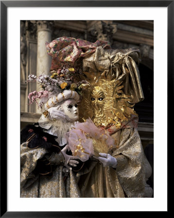 Carnival Costumes, Venice, Veneto, Italy by Roy Rainford Pricing Limited Edition Print image
