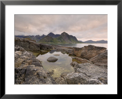 Dusk Over Flakstad, Flakstadoya, Lofoten Islands, Norway, Scandinavia by Gary Cook Pricing Limited Edition Print image