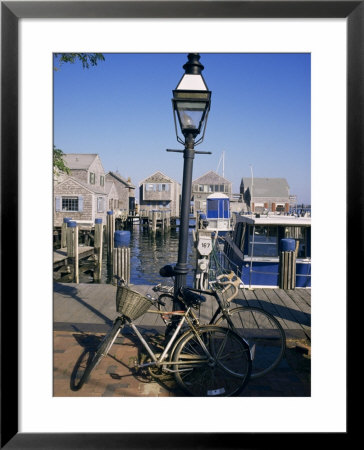 Bicycles, Nantucket, Massachusetts, New England, Usa by Ken Gillham Pricing Limited Edition Print image