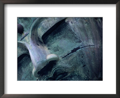 Detail Of Large Daibutsu ('Big Buddha') Statue Kamakura, Kanto, Japan by John Hay Pricing Limited Edition Print image