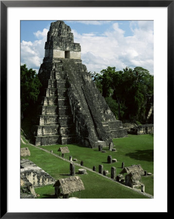 Temple Of The Great Jaguar In The Grand Plaza, Mayan Ruins, Tikal, Peten by Robert Francis Pricing Limited Edition Print image
