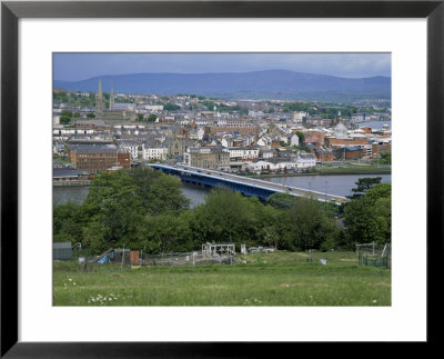 View Over Londonderry, County Derry, Northern Ireland, United Kingdom by Roy Rainford Pricing Limited Edition Print image