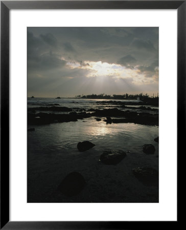 Jacobs Ladders Shine Down On The Kailua Kona Shore by Marc Moritsch Pricing Limited Edition Print image
