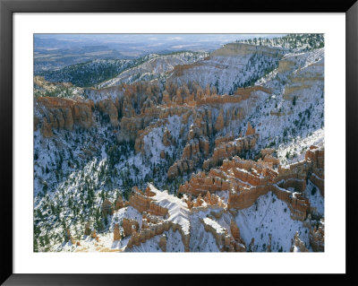 Aerial View Of Bryce Canyon National Park In Winter by Norbert Rosing Pricing Limited Edition Print image
