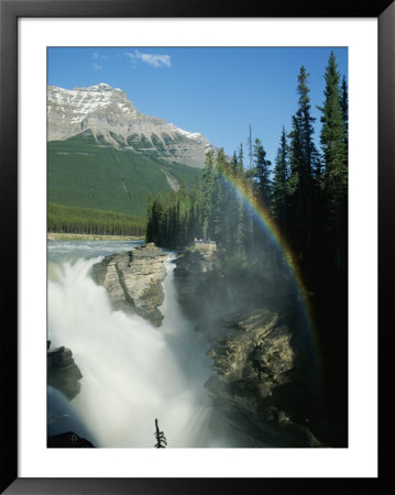 Athabasca Falls And Mount Kerkeslin by Rich Reid Pricing Limited Edition Print image