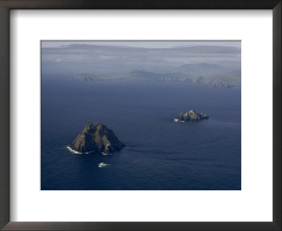 Aerial View Of Great Skellig Michael And Little Skellig Island by James P. Blair Pricing Limited Edition Print image