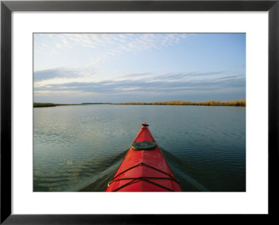 Sea-Kayak Bow Parts The Rippled Water Of The Blackwater River by Skip Brown Pricing Limited Edition Print image