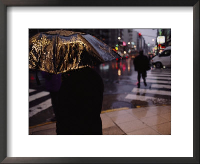 A Rainy Evening Street Scene In Buenos Aires by Pablo Corral Vega Pricing Limited Edition Print image