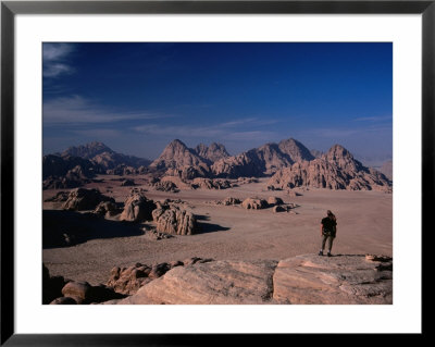 Desert From Burdah Rock Bridge, Wadi Rum National Reserve, Jordan by Anders Blomqvist Pricing Limited Edition Print image