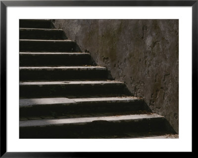 A Detail Of Outdoor Steps In Paris by Raul Touzon Pricing Limited Edition Print image