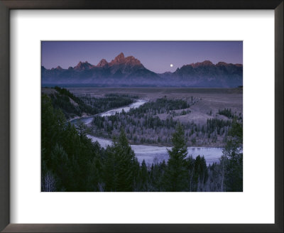 Dawn Strikes The High Ridge Of The Teton Range by Raymond Gehman Pricing Limited Edition Print image