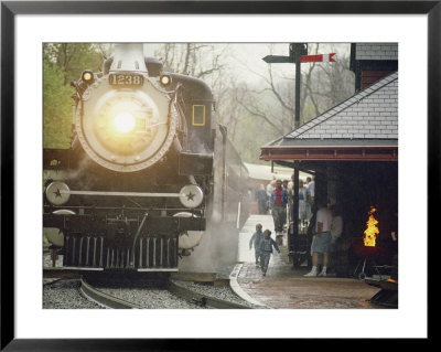 The Allegany Central Excursion Train At Frostburg Station by Joel Sartore Pricing Limited Edition Print image