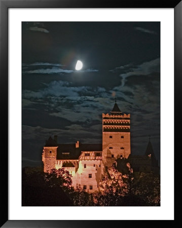Dracula Castle At Night, Bran Castle, Transylvania, Romania by Russell Young Pricing Limited Edition Print image
