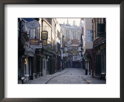 Stonegate, York, Yorkshire, England, United Kingdom by Adam Woolfitt Pricing Limited Edition Print image