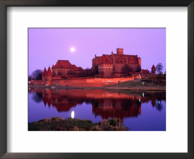 Teutonic Castle Of Malbork At Sunset, Malbork, Poland by Krzysztof Dydynski Pricing Limited Edition Print image