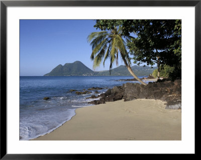 Ti Coco Beach, Baie De La Chery (Chery Bay), Martinique, West Indies, Caribbean, Central America by Guy Thouvenin Pricing Limited Edition Print image
